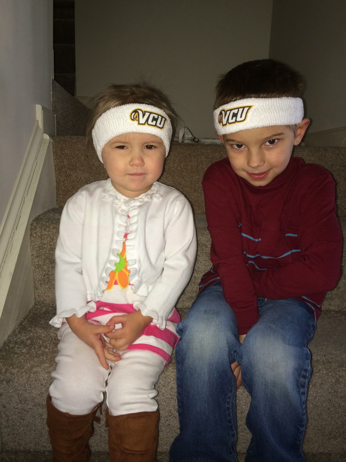 Luckily the sweatbands came off before their performance during church ...