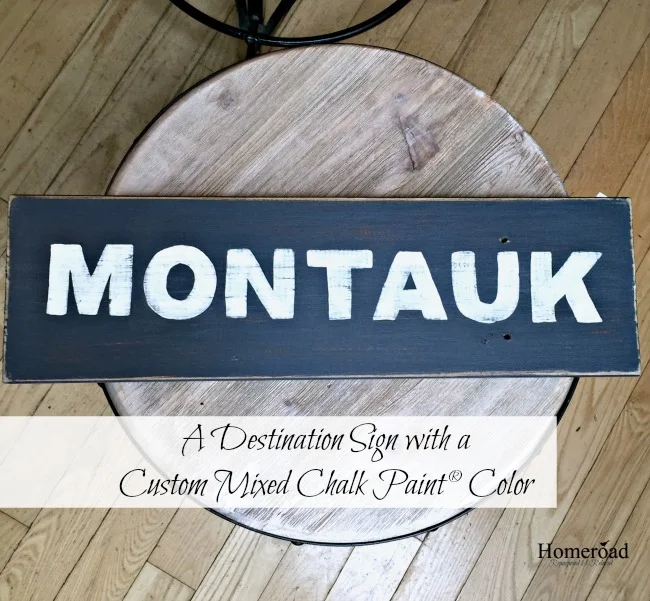 A Montauk Destination Sign