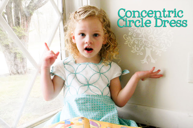 Concentric Circle Dress featured on The Real Thing with the Coake Family Concentric Circle Dress