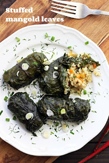 Сарми с листа от манголд