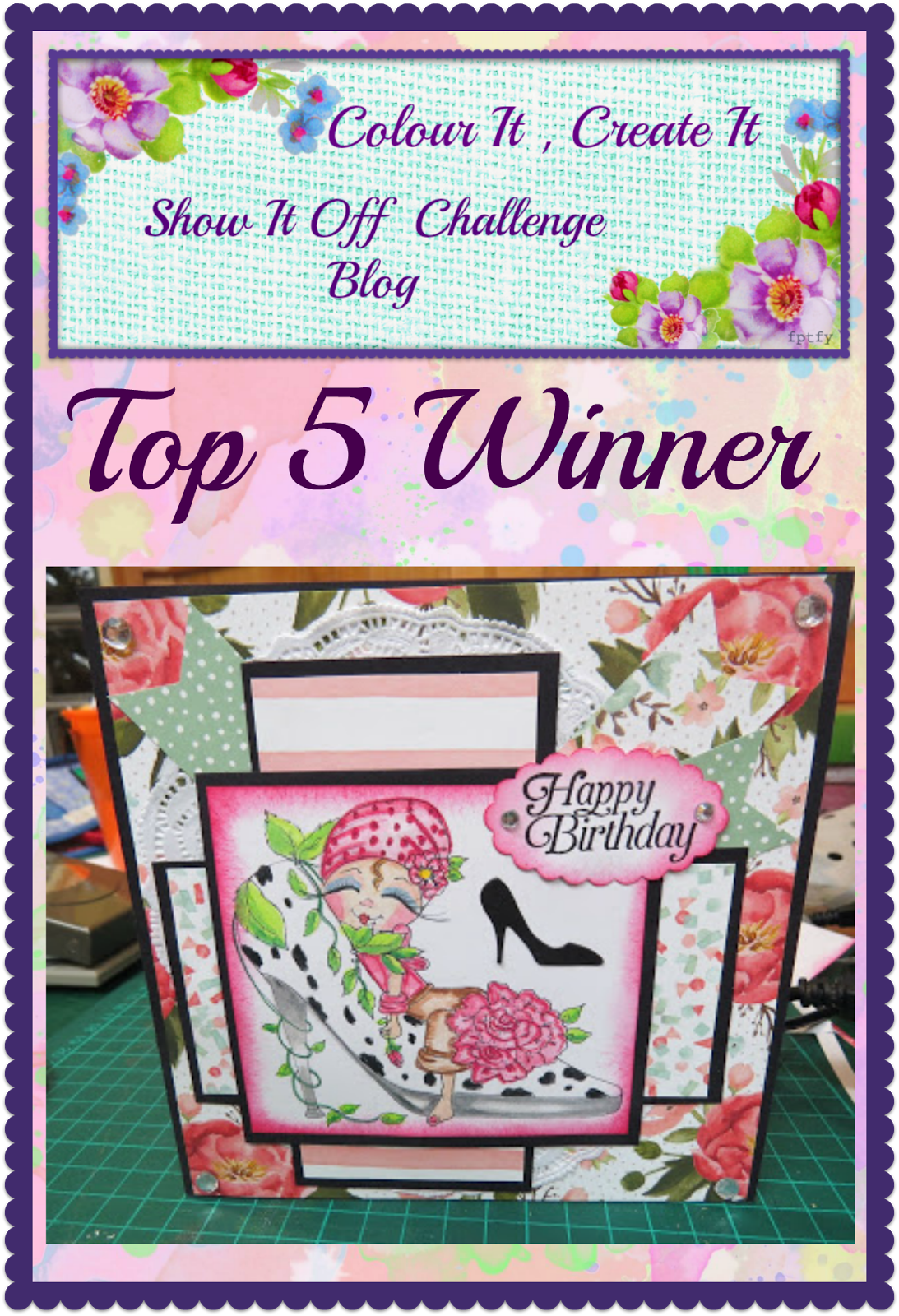 Top 5 Winner 30th April 2016