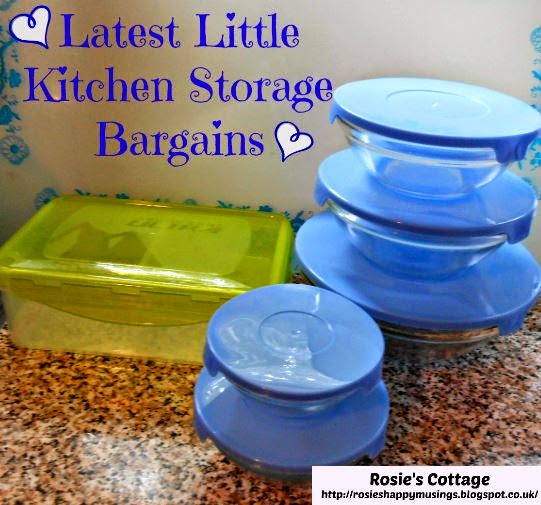 Rosie's Cottage Latest Little Kitchen Storage Bargains
