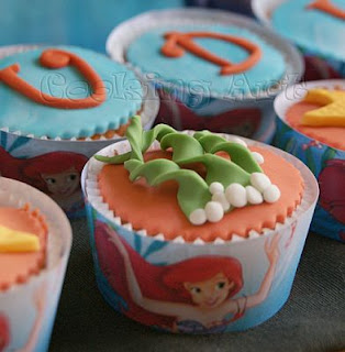 Cupcakes de la Sirenita, parte 2