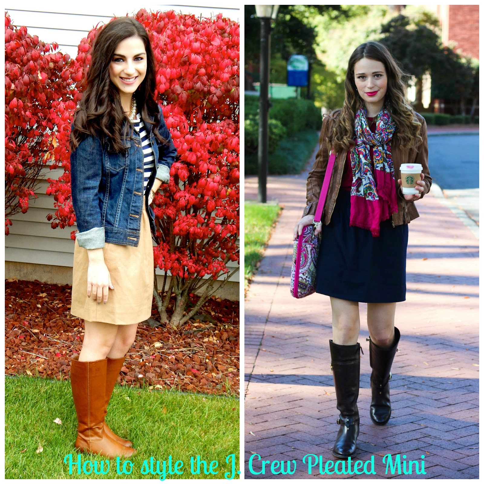 OOTD: J. Crew Pleated Mini Skirt Style Collab! | Southern Belle in Training