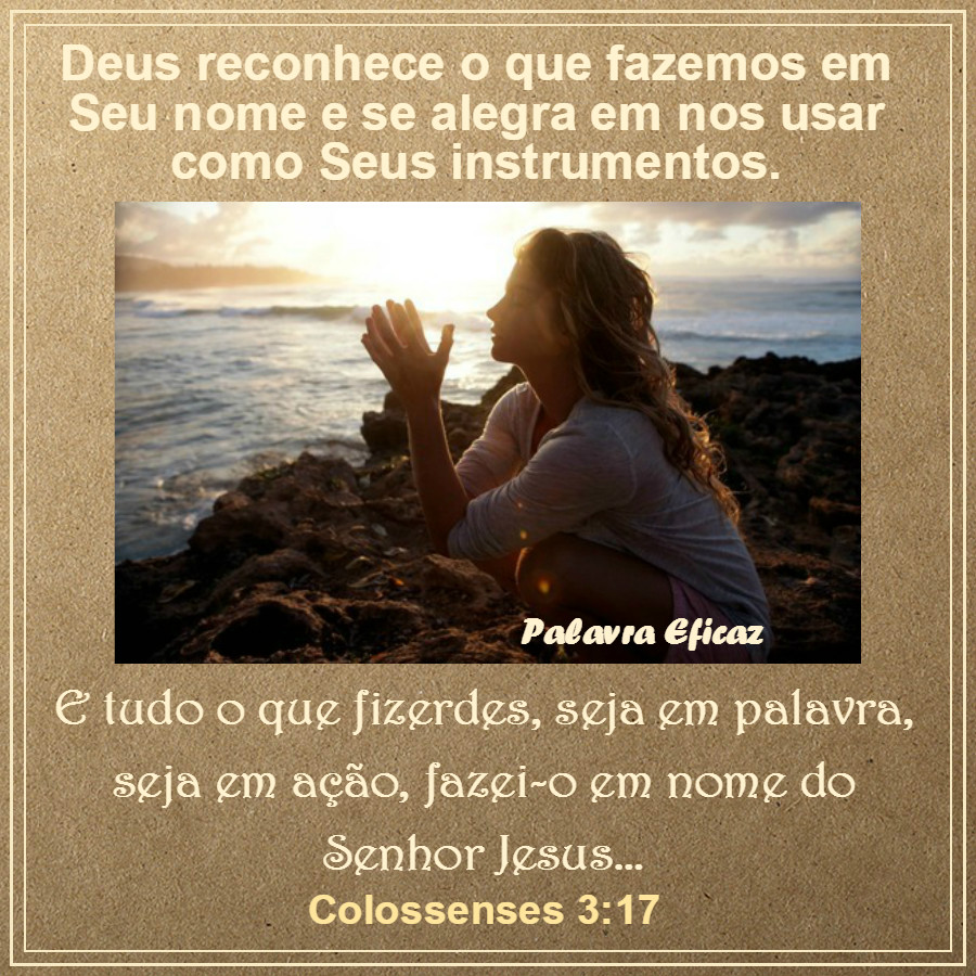 A vida escondida-Colossenses 3:17