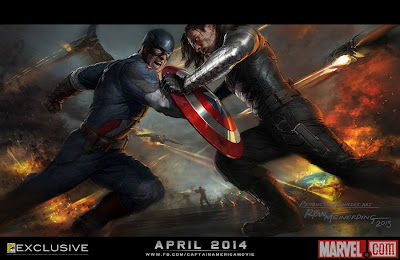 San Diego Comic-Con 2013 Exclusive Captain America: The Winter Soldier Concept Art Poster by Ryan Meinerding