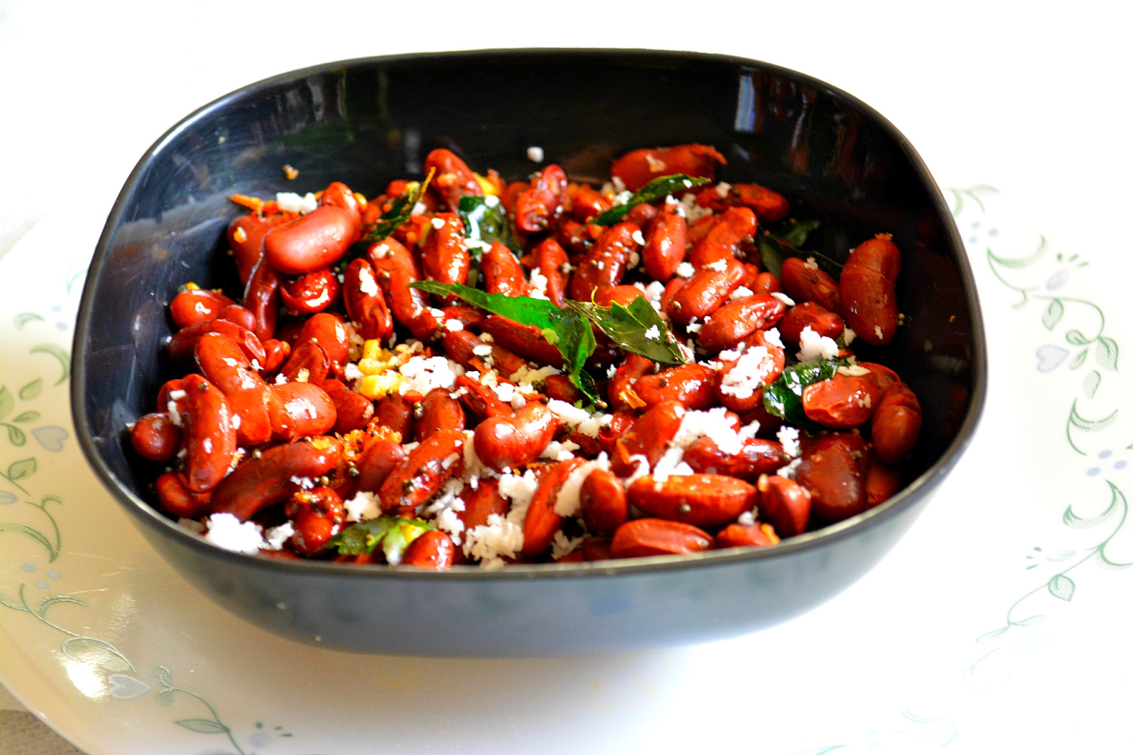 Red kidney beans stir fry / Rajma Sundal Sowmia's Galley