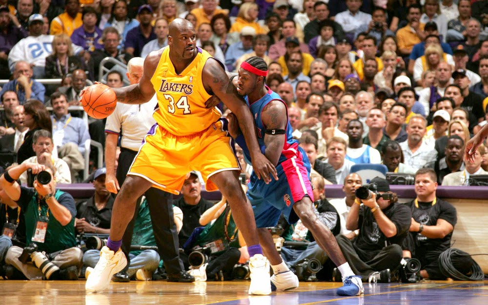 The Posting up By Shaq !