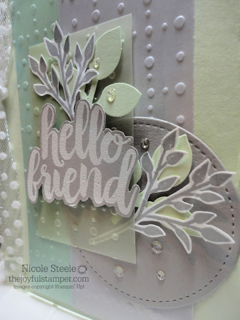 Thinking of You card using Seriously The Best and So Very Vellum Specialty Designer Series Paper Thinking of You card using Seriously The Best and So Very Vellum Specialty Designer Series Paper | Stampin' Up! | Sale-A-Bration | Nicole Steele The Joyful Stamper