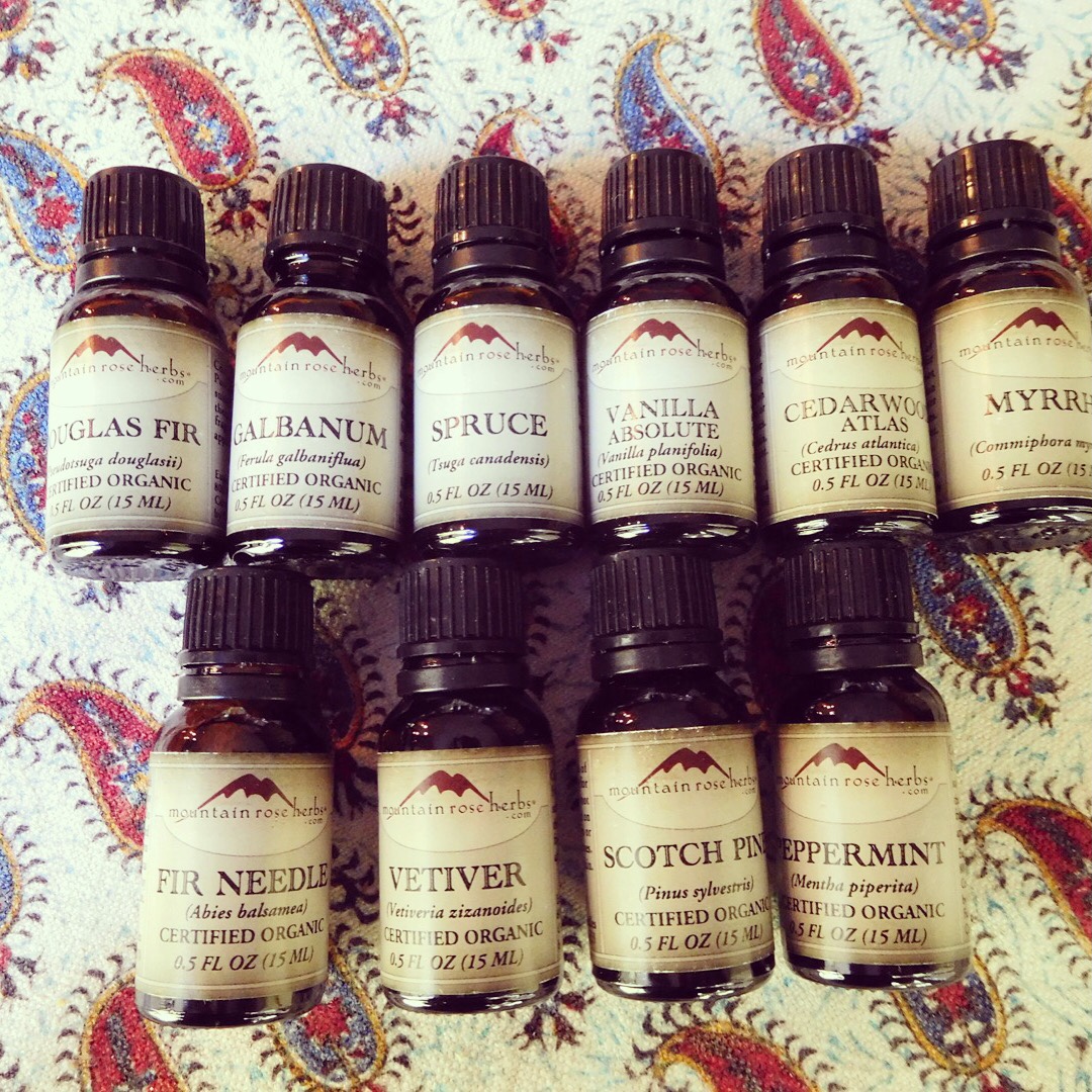 My Recent Essential Oil Order From Mountain Rose Herbs