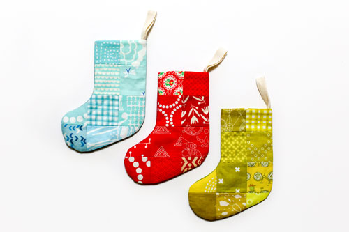 In Color Order: Mini Patchwork Stocking Tutorial