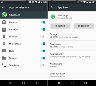 (Tutorial) Cara Melihat dan mengelola izin Aplikasi di Android Marsmallow