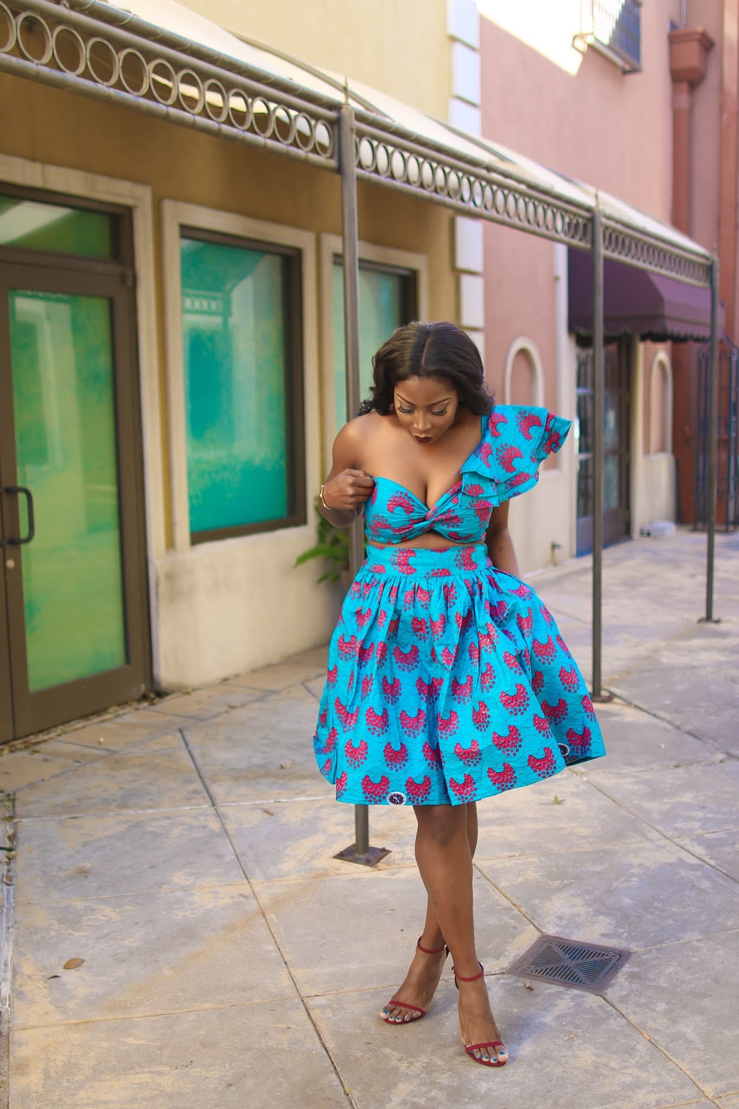 12 Lovely Ankara Short Gown Styles For A Wonderful Outing(PHOTOS) - Ghafla!  Ghana