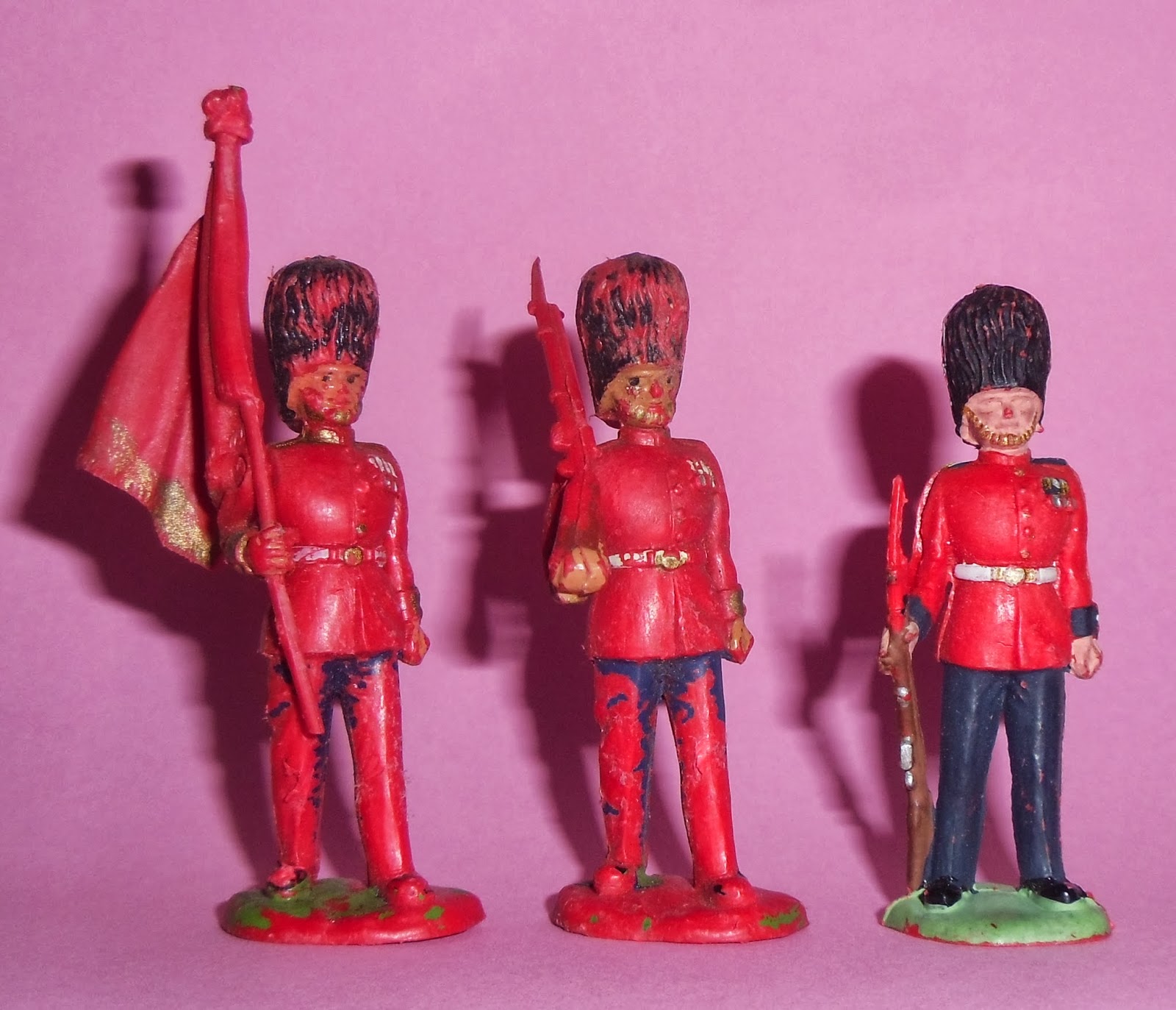5 Figures Soft Plastic Tehnolog Russian Toy Soldiers for sale online Polar Guardsmen 54 Mm 