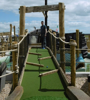 Adventure Golf course at Funder Park in Dawlish Warren Adventure Golf course at Funder Park in Dawlish Warren, Devon
