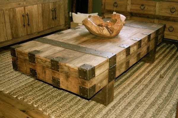 Particularly striking vintage tables!