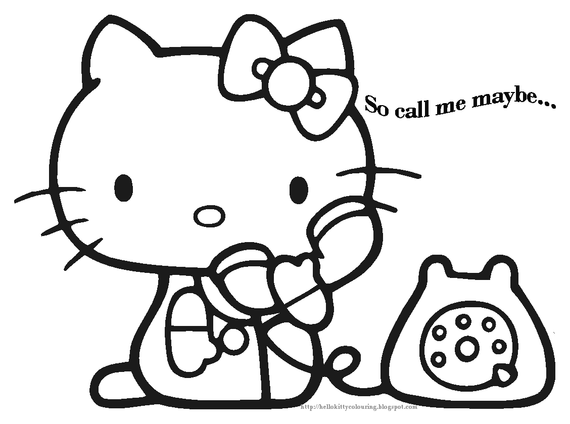 Best 15 Emo Hello Kitty Character Coloring Pages Pictures | Big