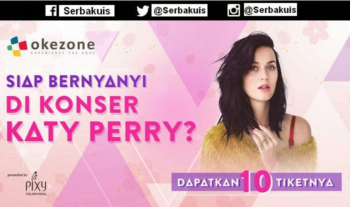 Kontes Foto Pixy Berhadiah 10 Tiket Katy Perry Gratis