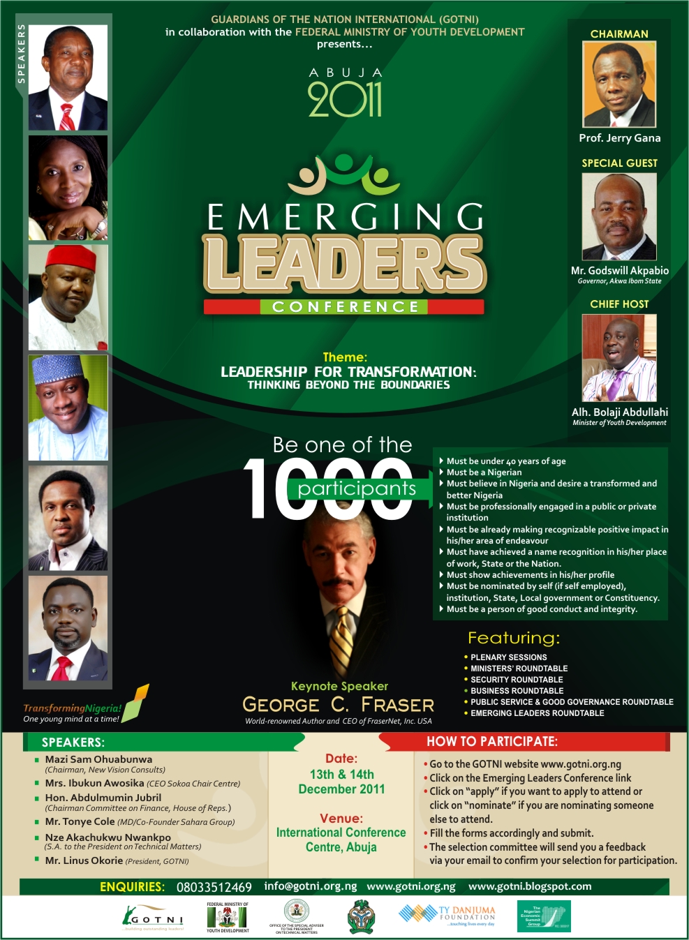 Guardians Of The Nation International EMERGING LEADERS CONFERENCE