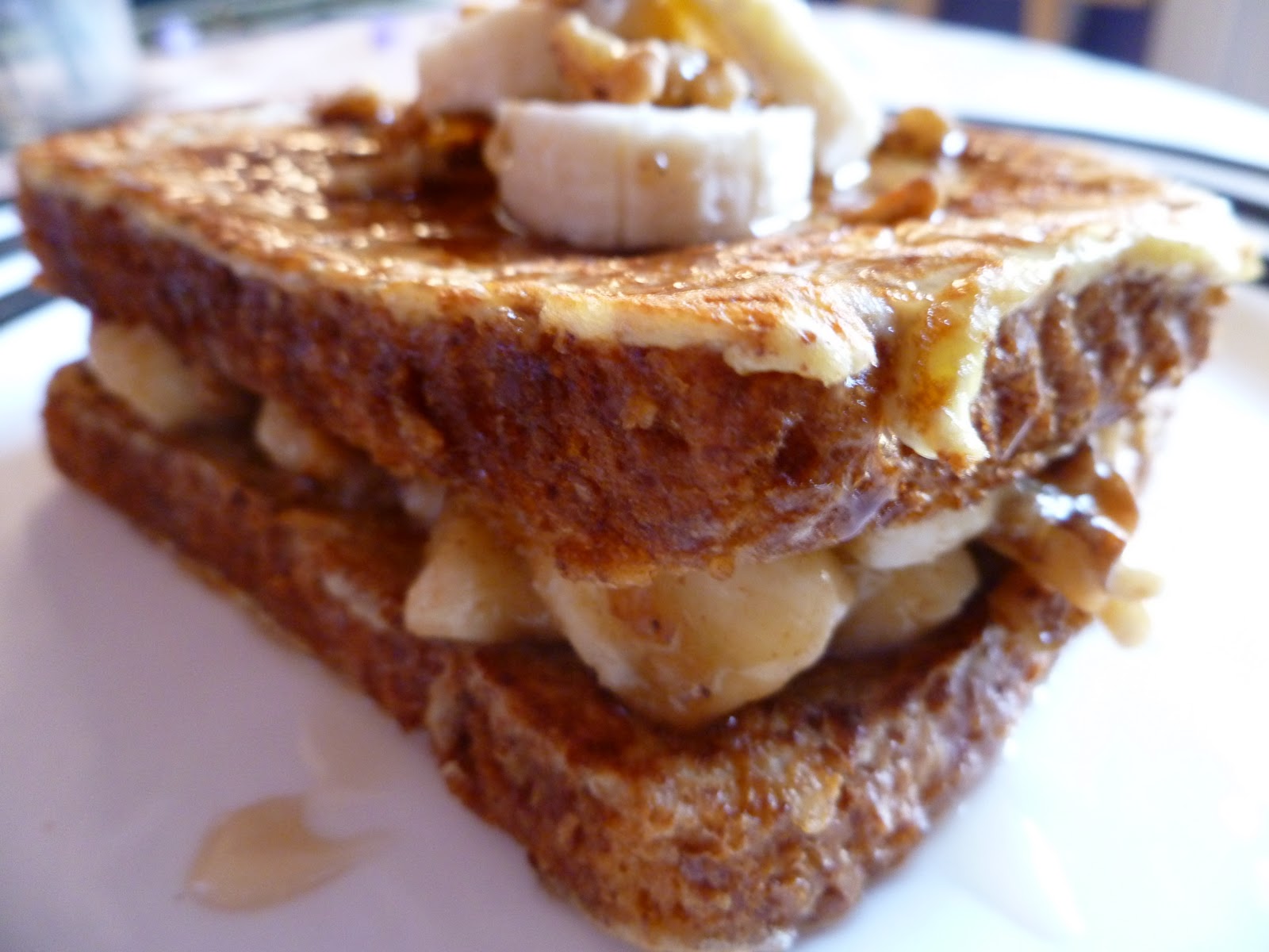 The Gourmet Student Banana Nut French Toast