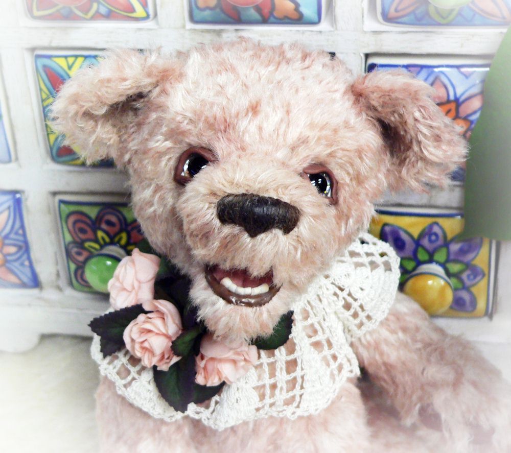 Megan\'s Tiny Treasures: Nellie - Open Mouth Teddy Bear Workshop