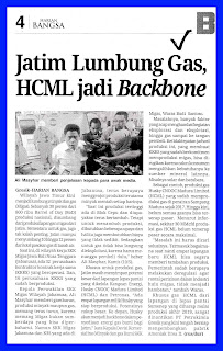 East Java Gas Manufacturer, HCML becomes Backbone