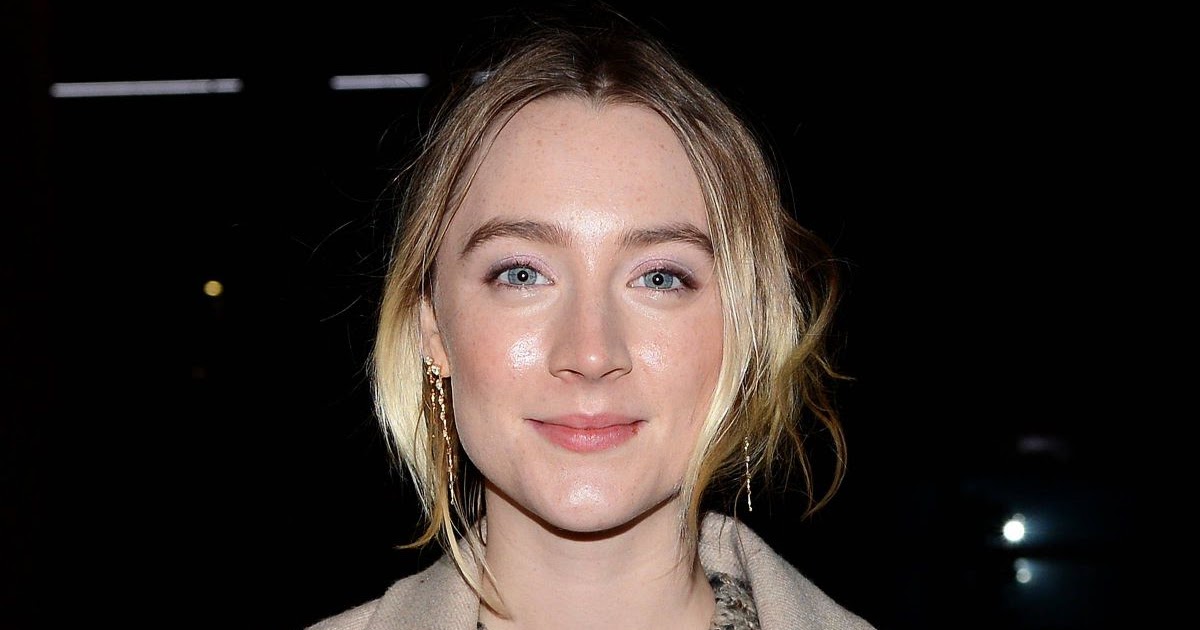 Saoirse Ronan in long as she is Outside 'The Late Late Show' In Dublin