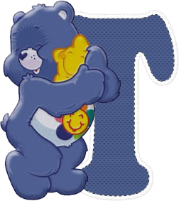 Abecedario con Amoniosita de los Care Bears. Care Bear Harmony Alphabet.