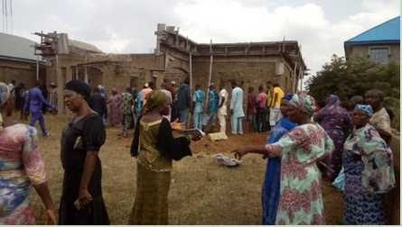 Pastor disrupts wife's burial in Kwara state (photo)