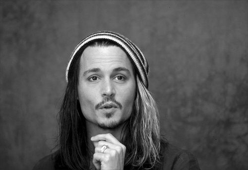 Hot Wallpaper: Johnny Depp Long Hair.