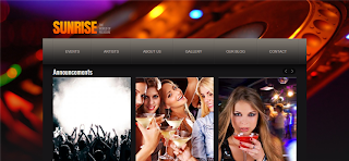 Sunrise Blogger Template Is a music And Dj Music Related Premium Blogspot emplate