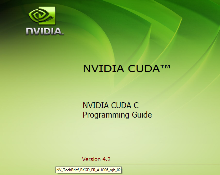 Cuda Programming Manual : CUDA Quick Start Guide – TSTNG