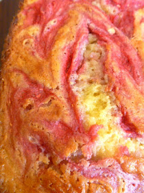 Eat a slice of Sunshine with this Raspberry Swirl Lemon Quick Bread!  Perfect anytime of day. - Slice of Southern