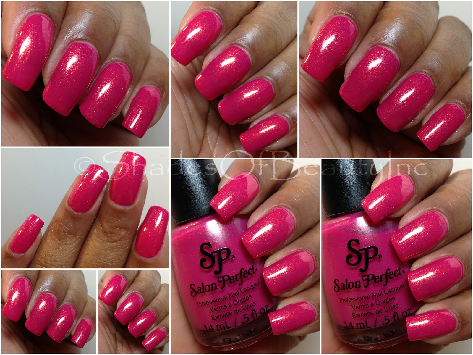 Salon Perfect Sweet Melon, Pink Mystique, & a reminder... Shades of