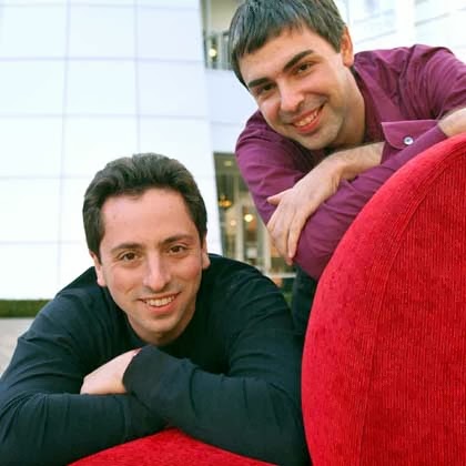 Dumb & Dumber: Sergey Brin & Larry Page.