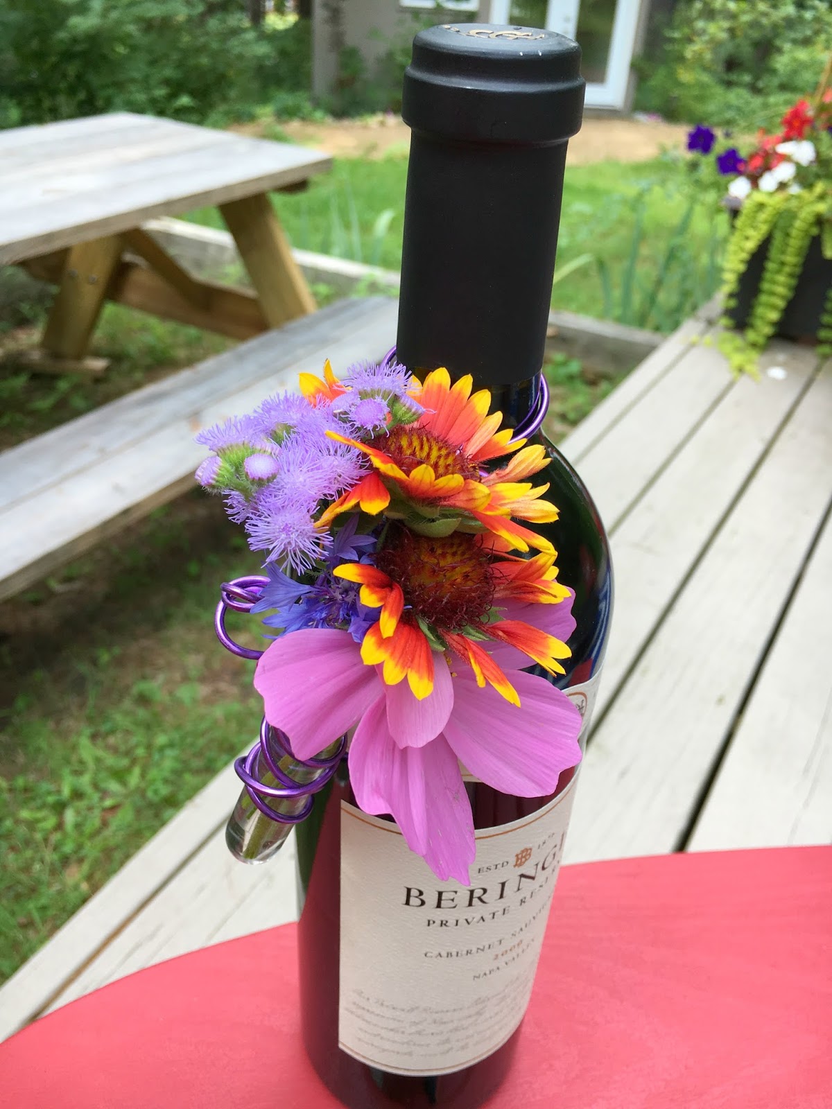 DesignsandEvents A Bouquet for a Bouquet (Wine That Is)
