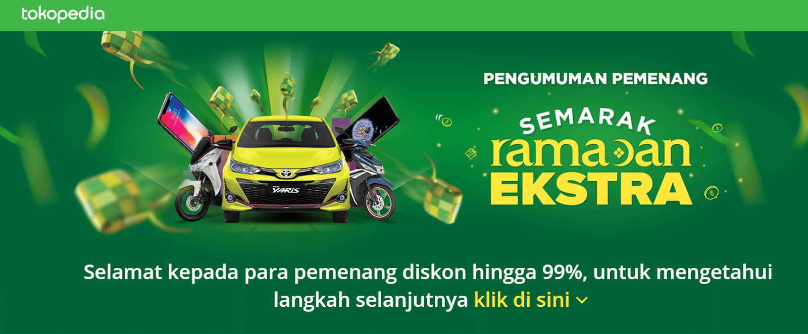 Misteri Hadiah Yaris Tokopedia 2019: Faktanya dan Mitosnya