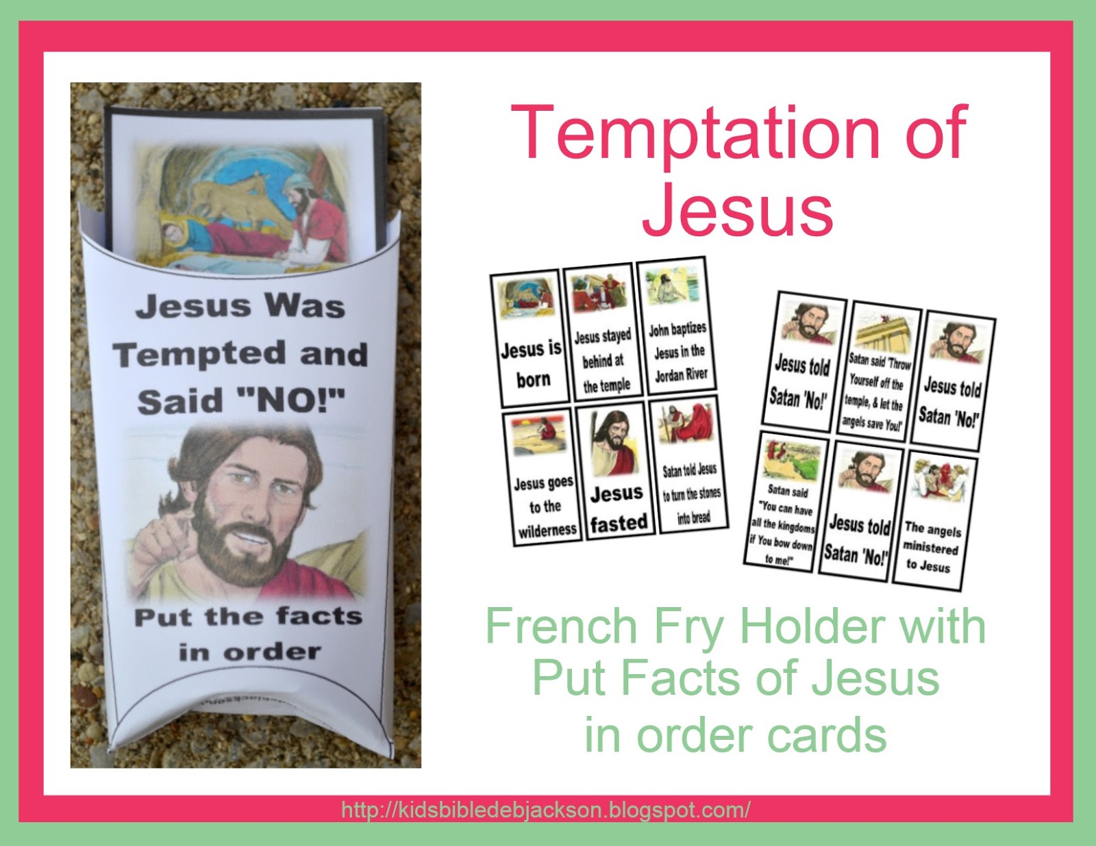 Bible Fun For Kids: Temptation of Jesus