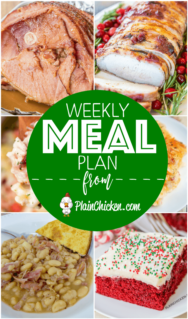 A quick and easy recipe for everyday of the week. Main dishes, side dishes and desserts! Something for everyone on this meal plan! A quick and easy recipe for everyday of the week. Main dishes, side dishes and desserts! Something for everyone on this meal plan!