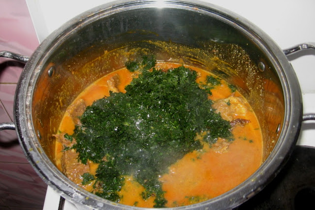 How To Cook Afang Soup With Groundnut, Smoked Bush Meat, Smoked Catfish And Beef
