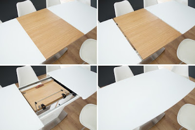 designový nábytek Reaction, jídelní nábytek, rozkládací stoly