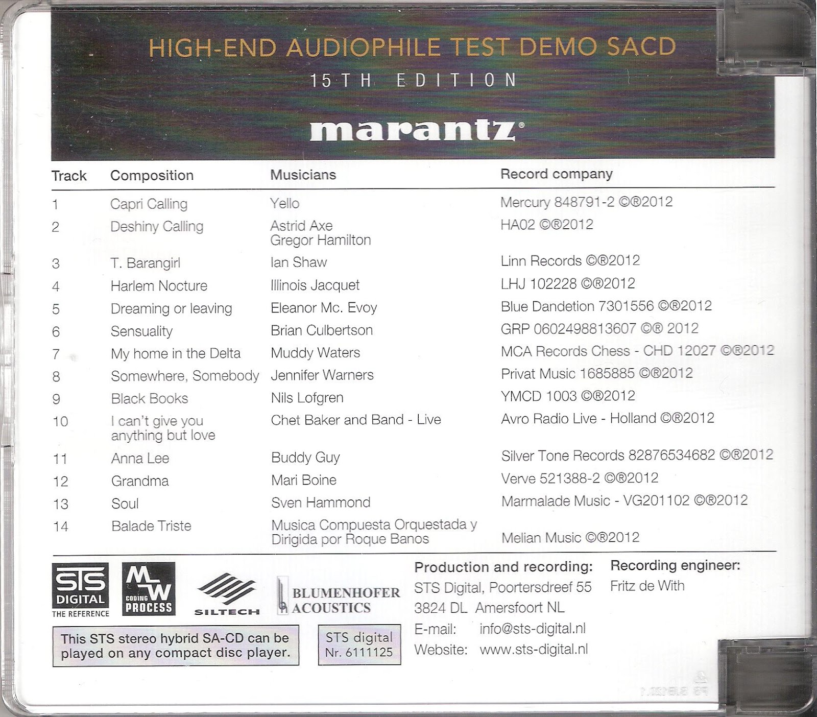 Demo тестирование. Marantz Hi-end Audiophile Test Demo SACD. Marantz High-end Audiophile Test Demo SACD, 15-th Edition. Marantz Hi-end Audiophile Test. Marantz High end SACD.