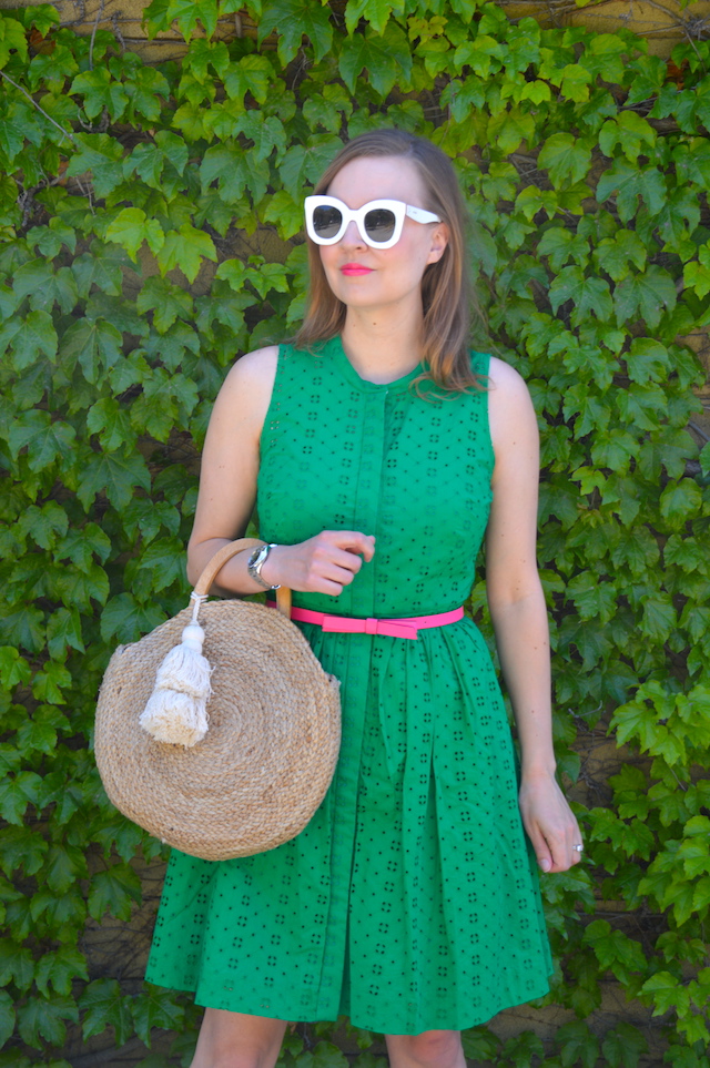 Hello Katie Girl Little Green Dress