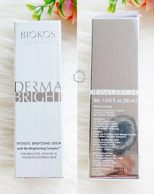 BIOKOS Derma Bright  Intensive Brightening Serum Review, Review Biokos Serum, Perawatan kulit Biokos Review Bahasa Indonesia