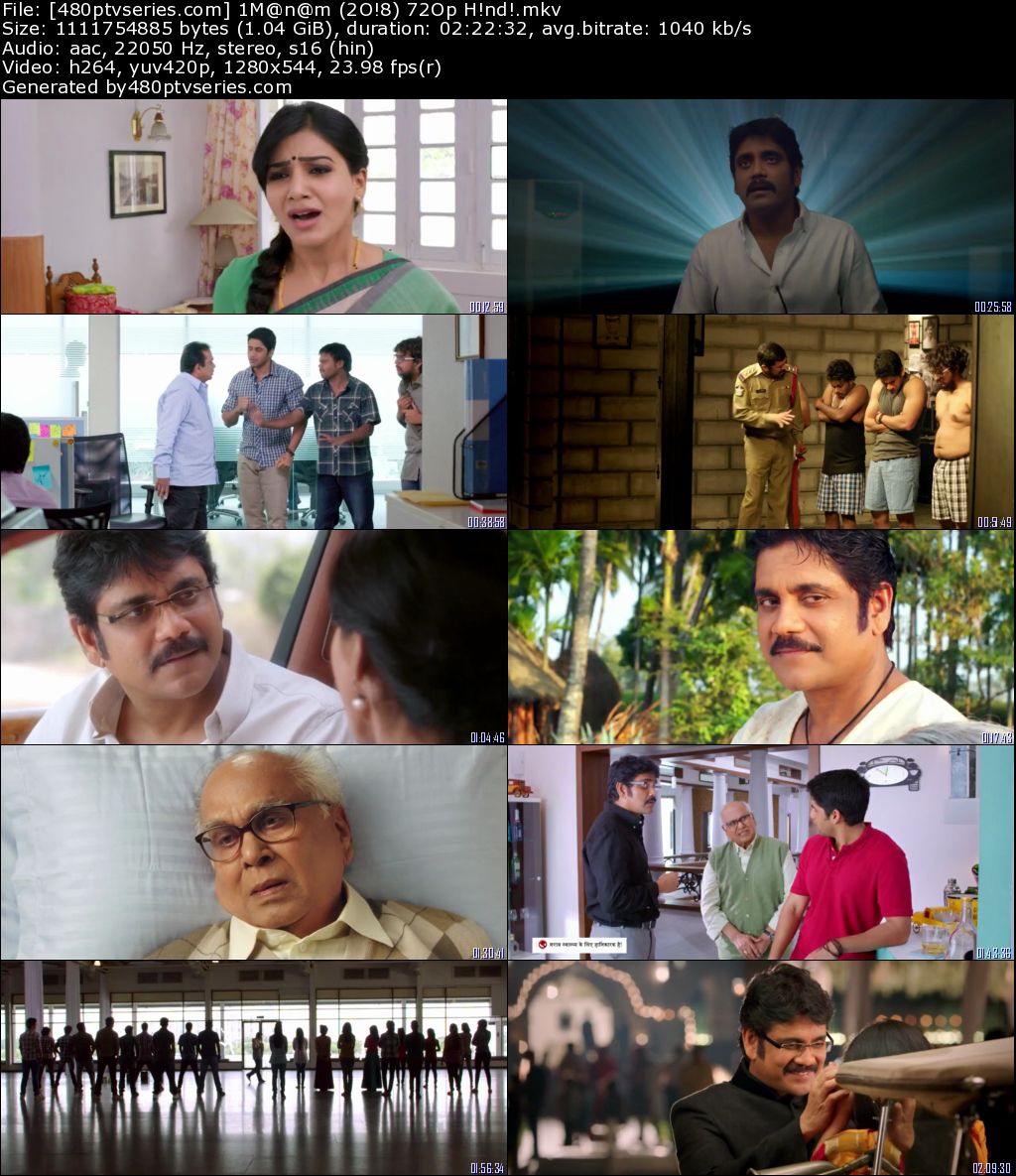 Download Manam (2018) 1GB Full Hindi Movie Download 720p HDRip Free Watch Online Full Movie Download Worldfree4u 9xmovies