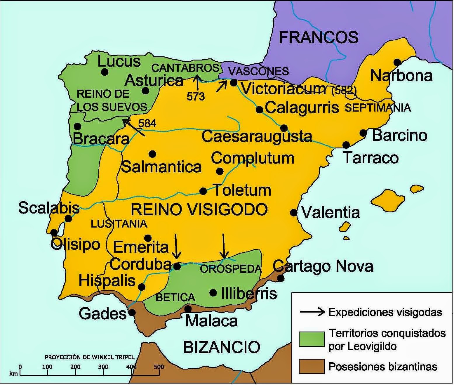 Profesor de Historia, Geografía y Arte: Mapas España Edad Media