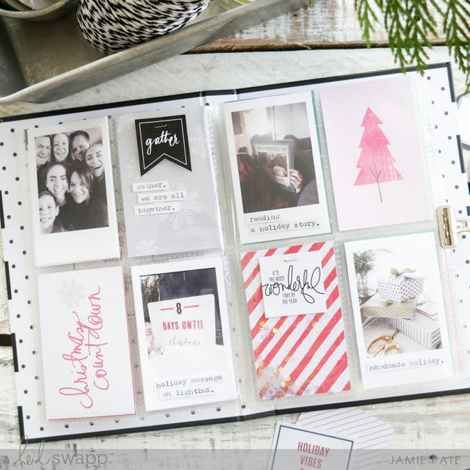 Heidi Swapp Holiday Gift Album & Scavenger Hunt by Jamie Pate | @jamiepate for @heidiswapp