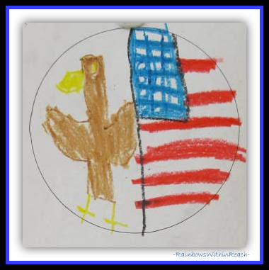 Patriotic Drawing for Constitution Day 