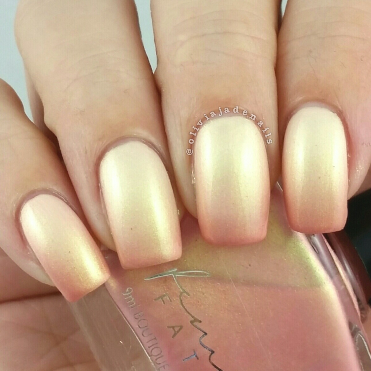 Femme Fatale Cosmetics Red Riding Hood swatched by Olivia Jade Nails