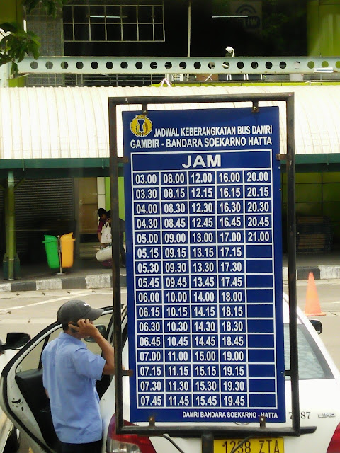 Jadwal Bus DAMRI dari Gambir ke Bandara Soekarno Hatta